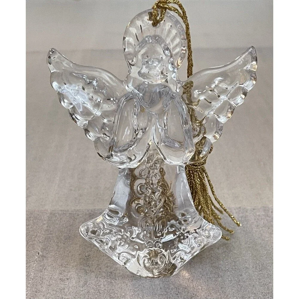 Marquis by Waterford  Angel Ornament Crystal Christmas Original Box 4.25
